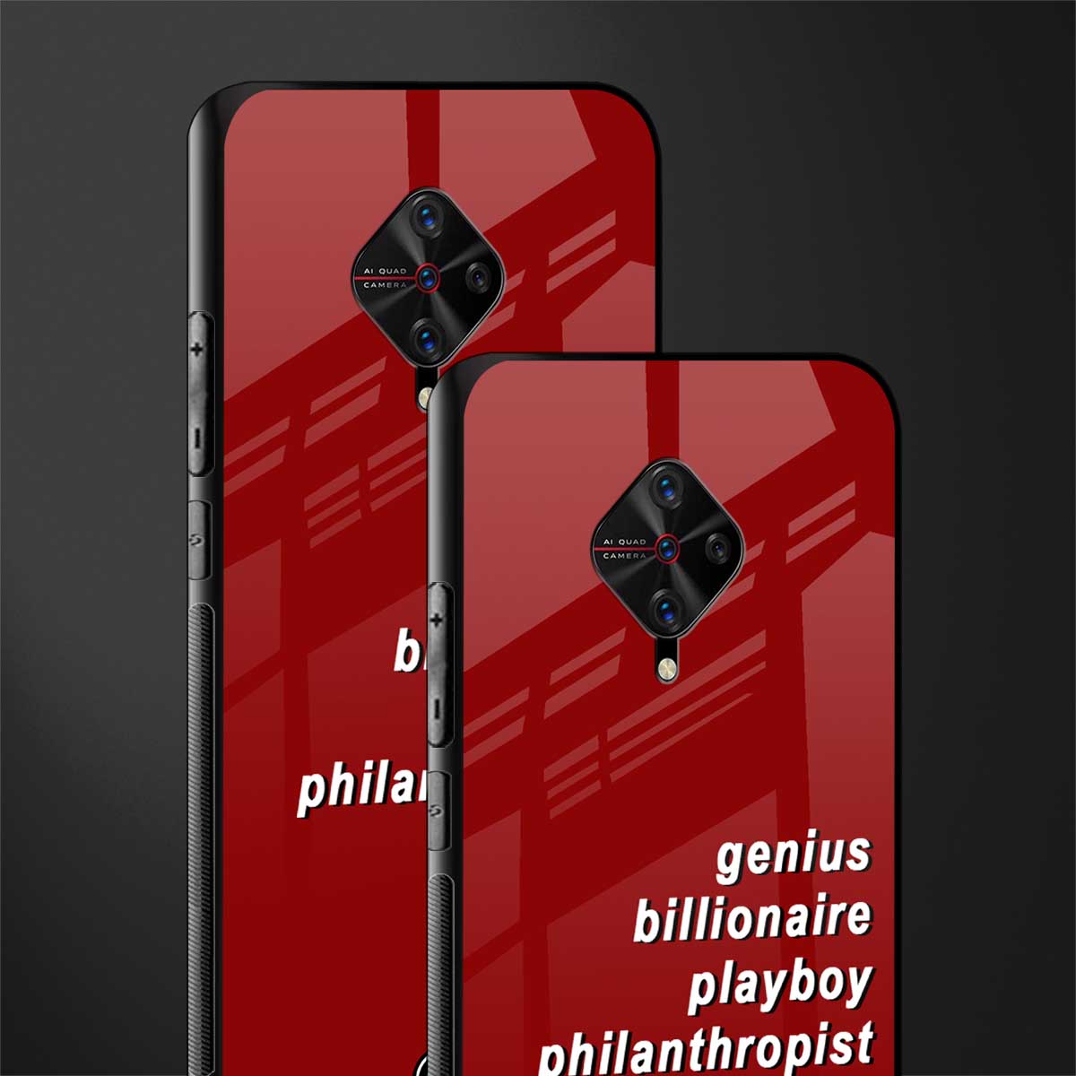 genius billionaire playboy philantrophist glass case for vivo s1 pro image-2