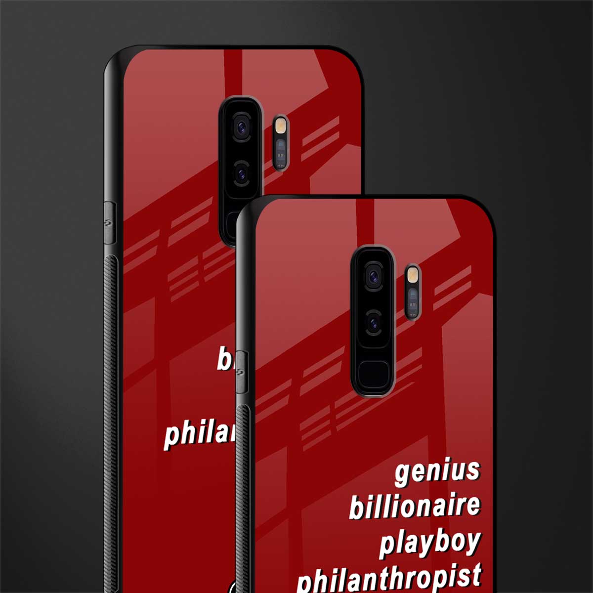 genius billionaire playboy philantrophist glass case for samsung galaxy s9 plus image-2