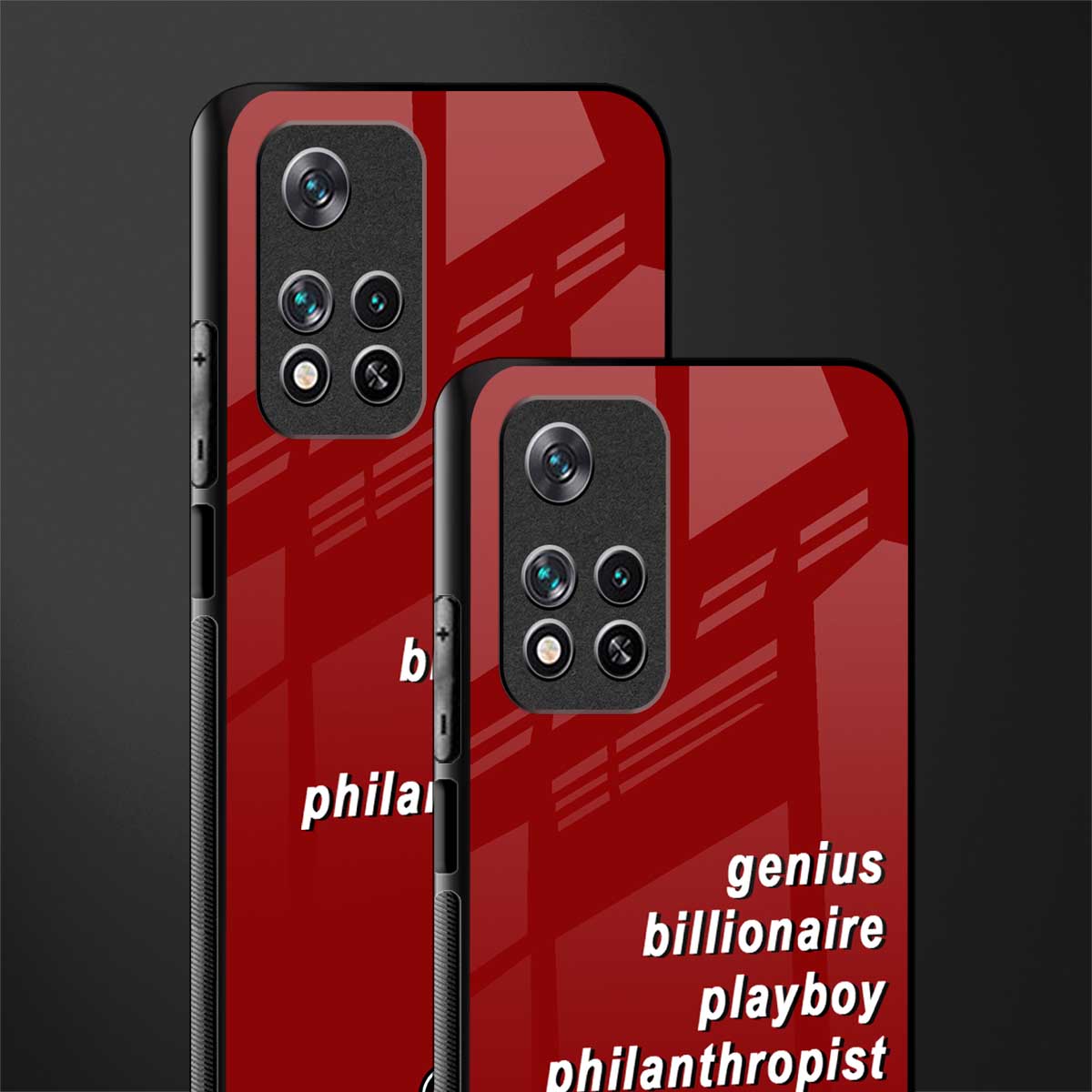 genius billionaire playboy philantrophist glass case for poco m4 pro 5g image-2