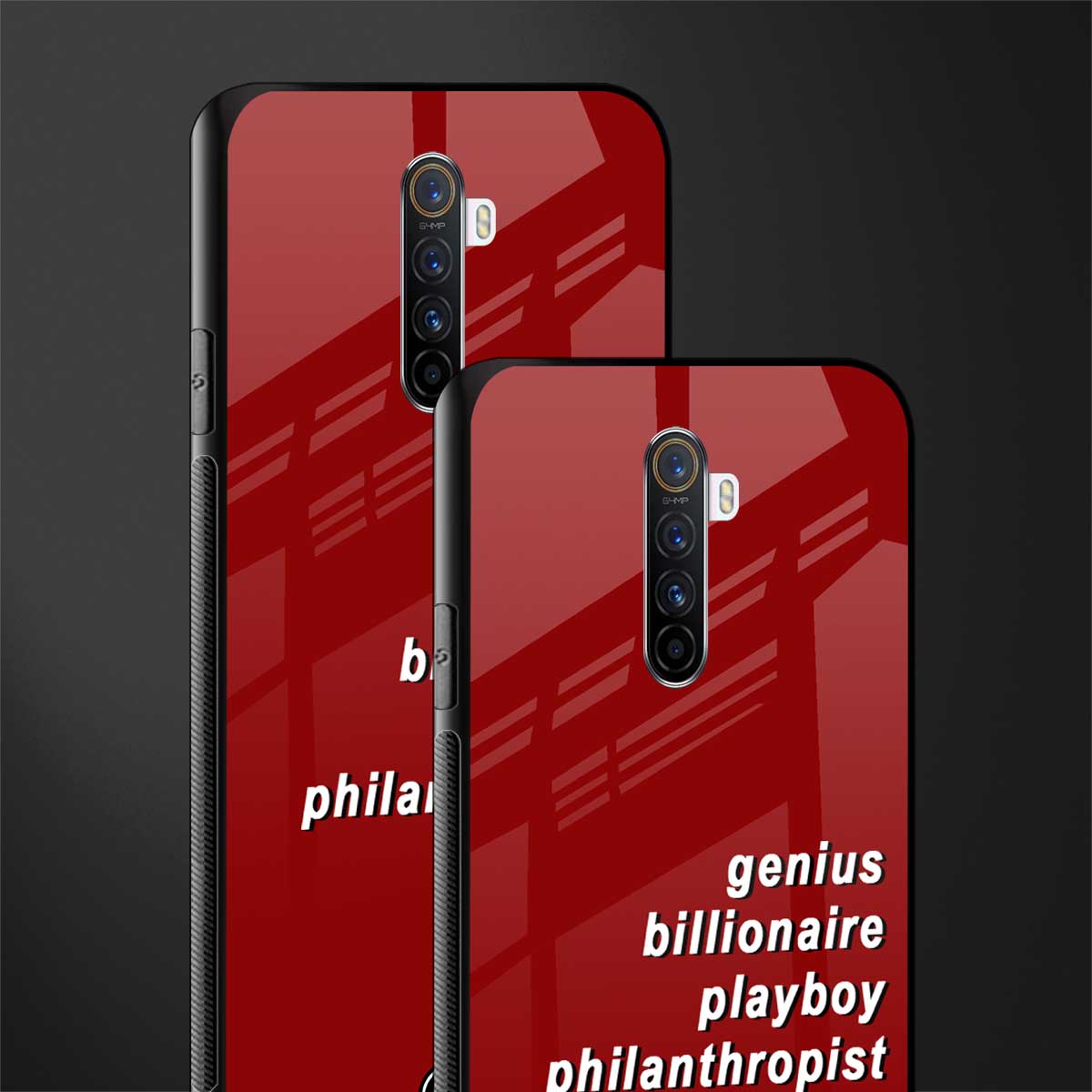 genius billionaire playboy philantrophist glass case for realme x2 pro image-2