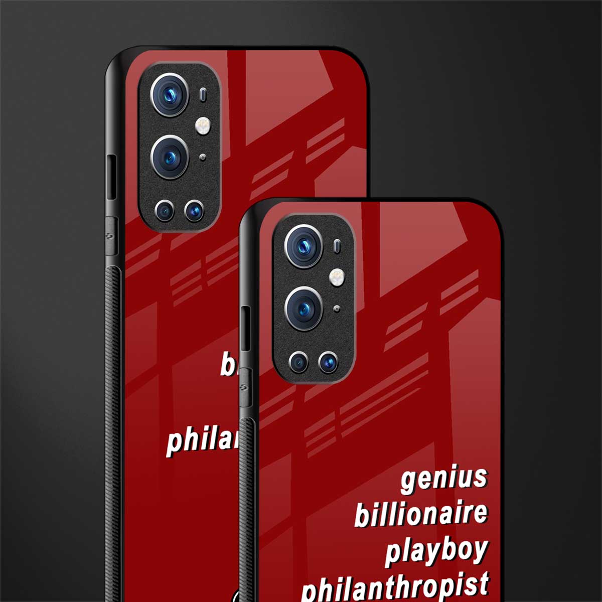 genius billionaire playboy philantrophist glass case for oneplus 9 pro image-2