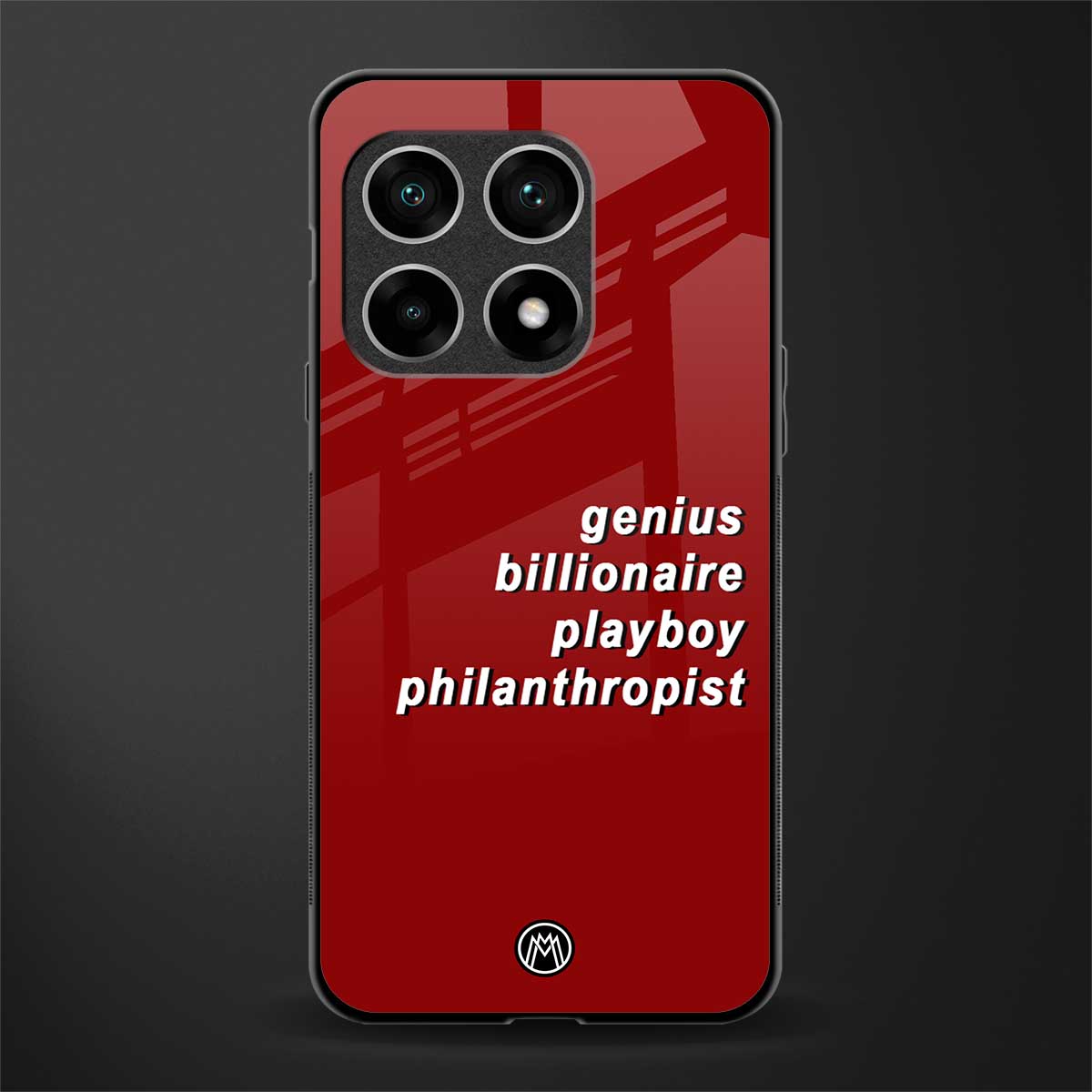 genius billionaire playboy philantrophist glass case for oneplus 10 pro 5g image