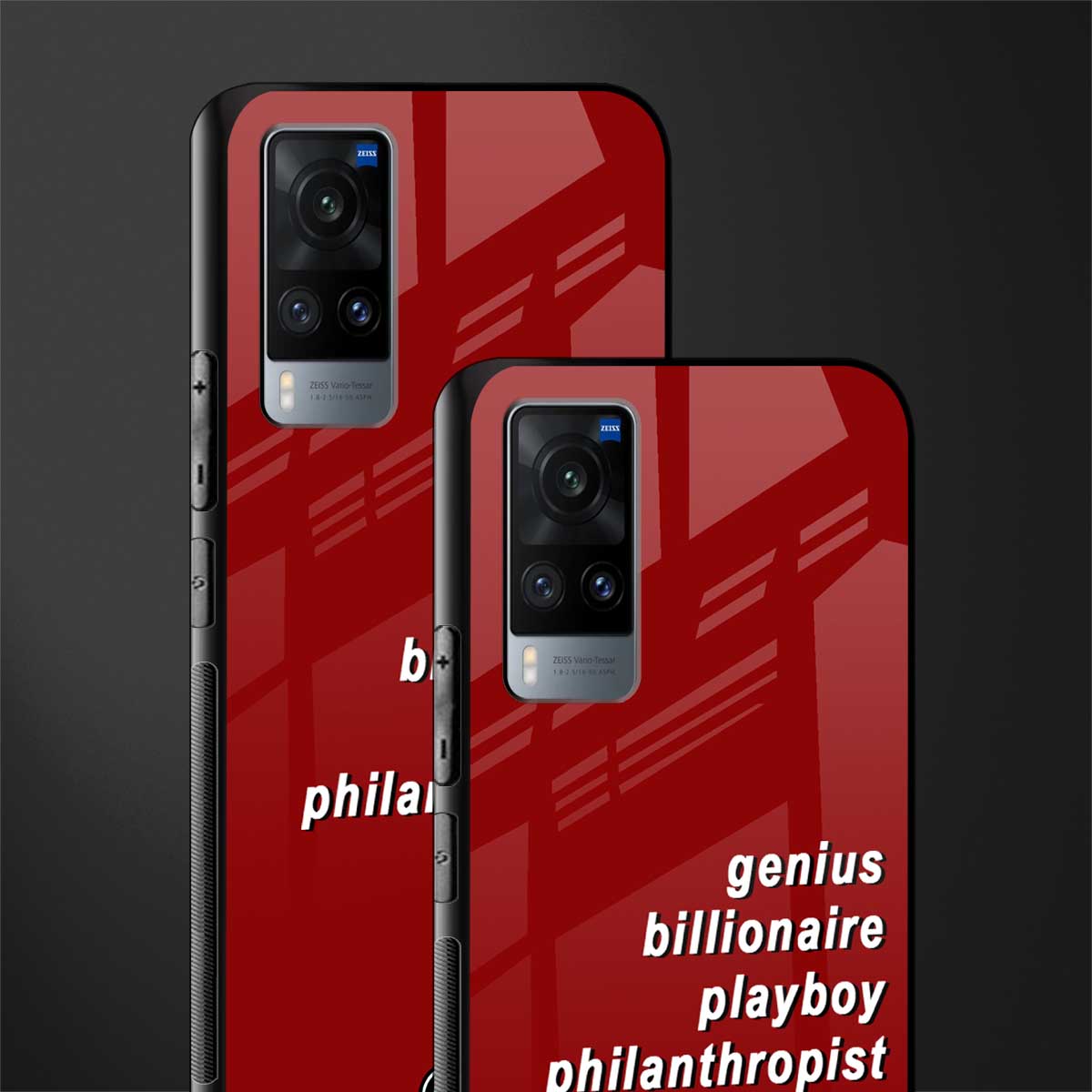 genius billionaire playboy philantrophist glass case for vivo x60 image-2