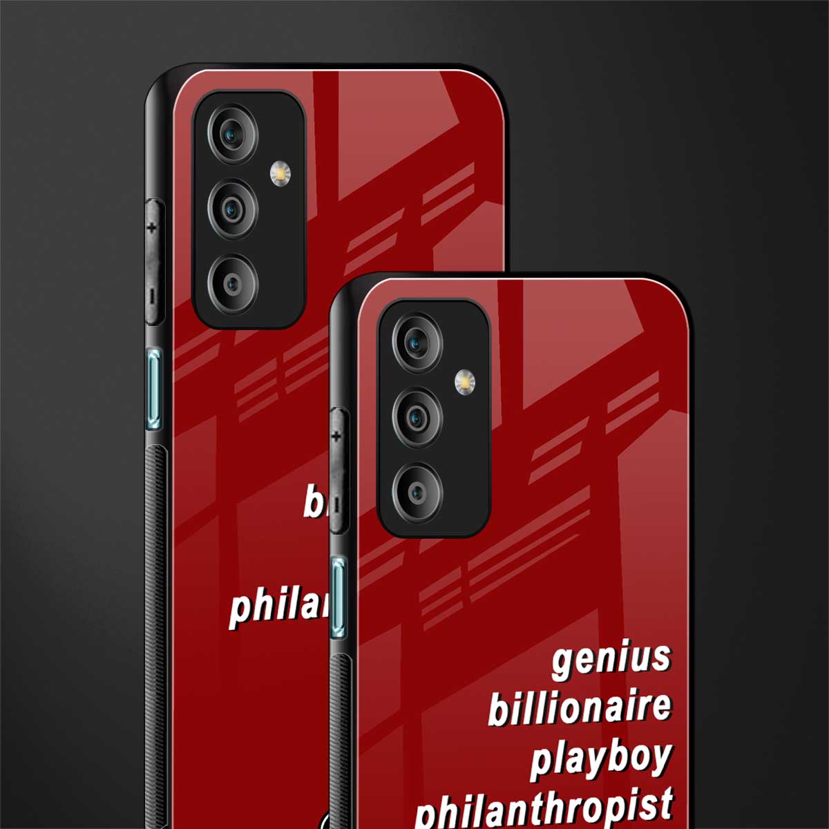 genius billionaire playboy philantrophist back phone cover | glass case for samsung galaxy f23 5g
