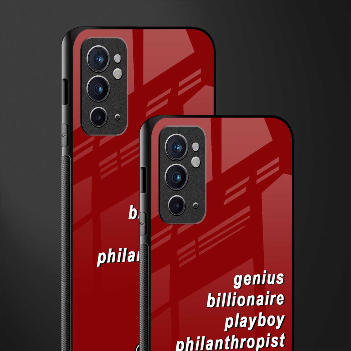 genius billionaire playboy philantrophist glass case for oneplus 9rt image-2