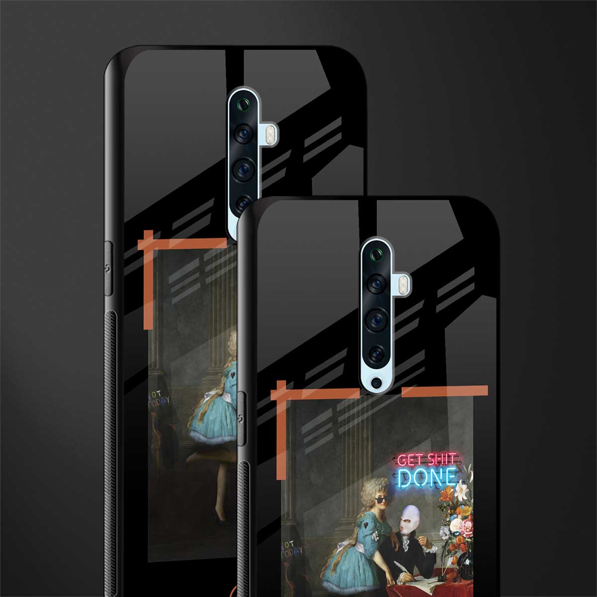 get shit done glass case for oppo reno 2z image-2