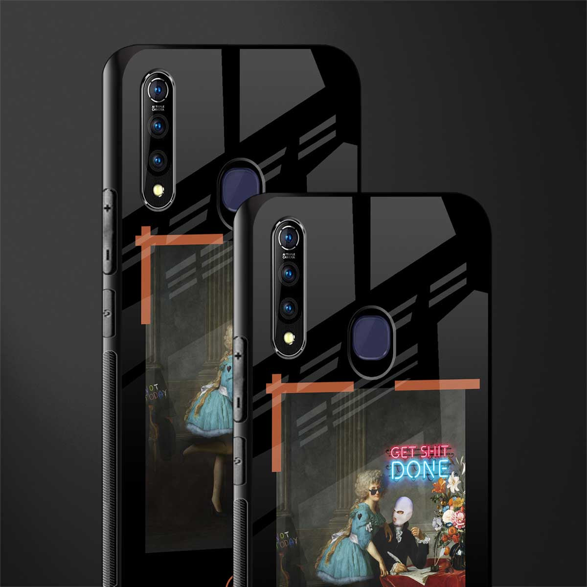 get shit done glass case for vivo z1 pro image-2
