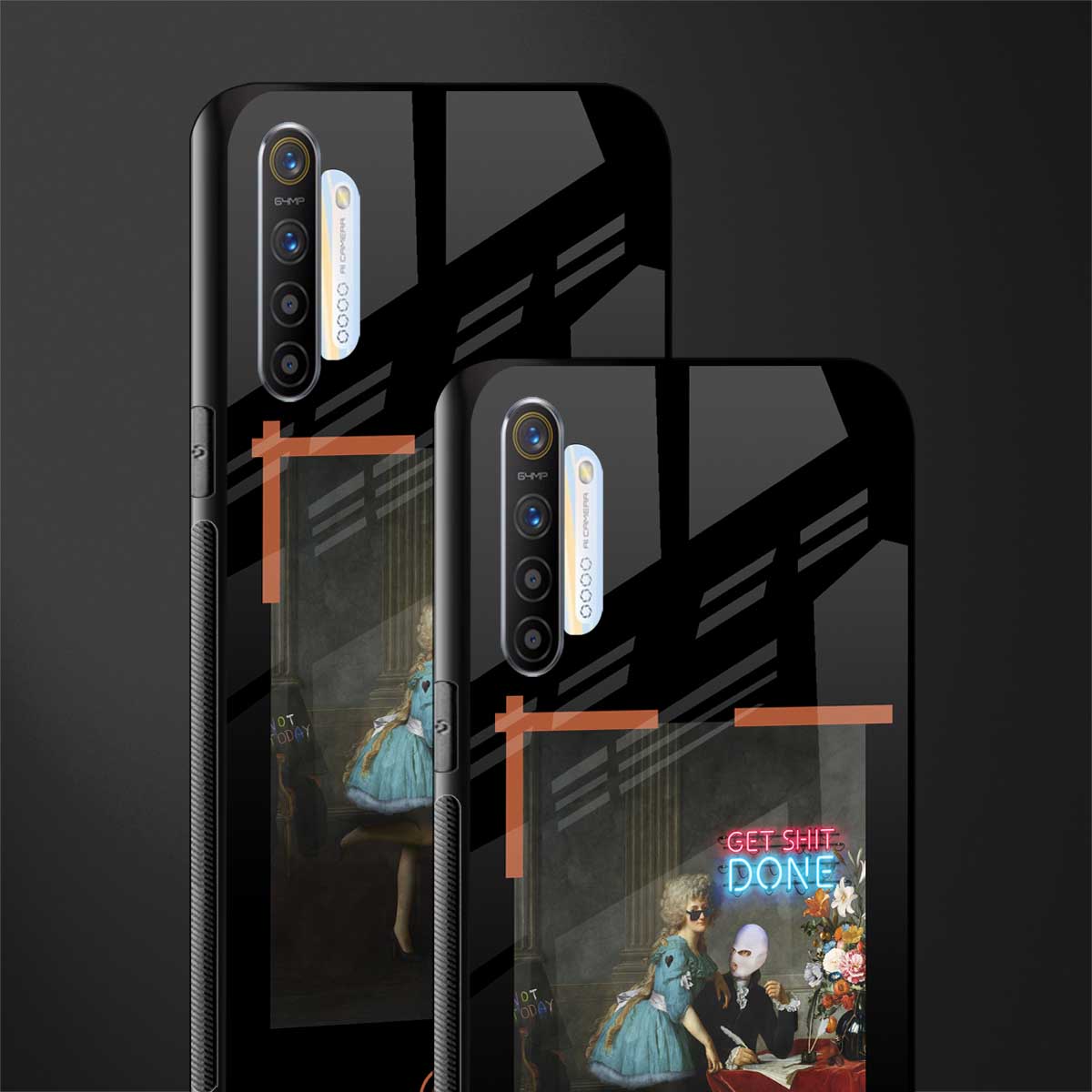 get shit done glass case for realme x2 image-2