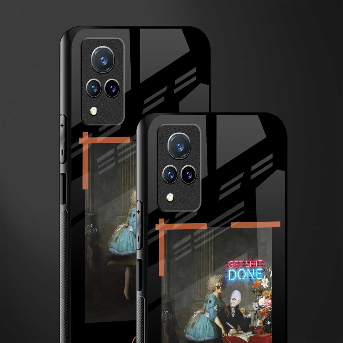 get shit done glass case for vivo v21 5g image-2