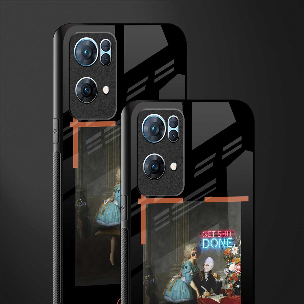 get shit done glass case for oppo reno7 pro 5g image-2