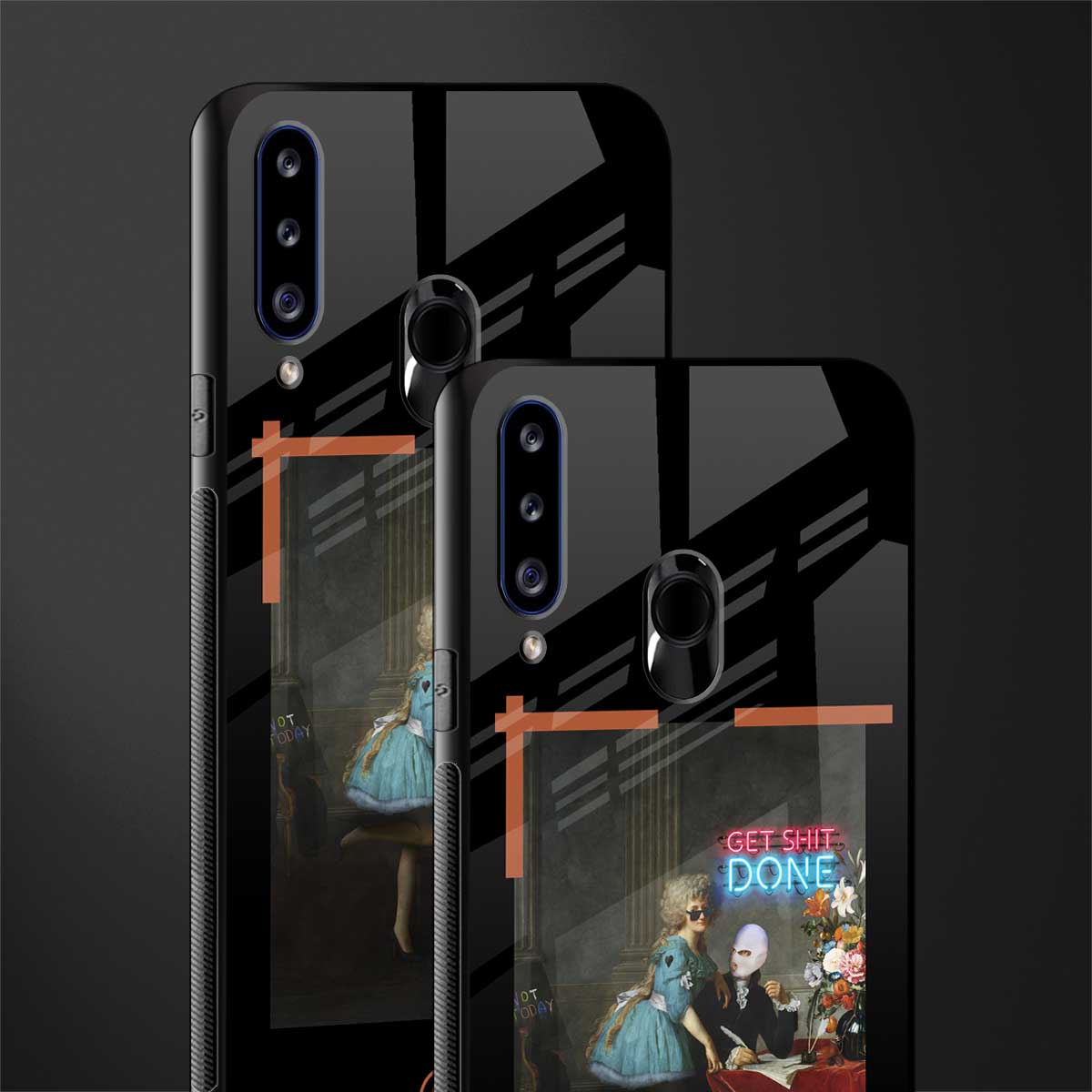 get shit done glass case for samsung galaxy a20s image-2