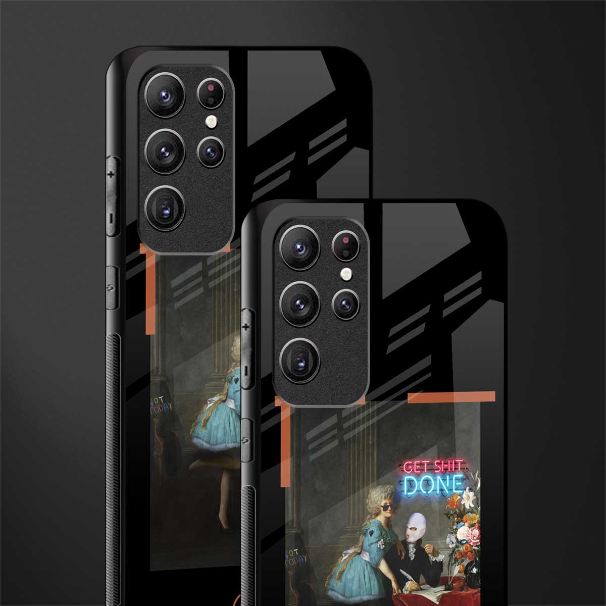 get shit done glass case for samsung galaxy s21 ultra image-2