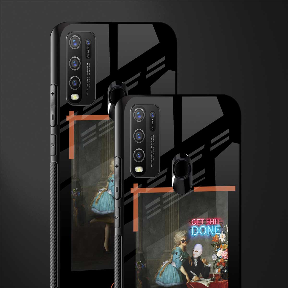get shit done glass case for vivo y30 image-2