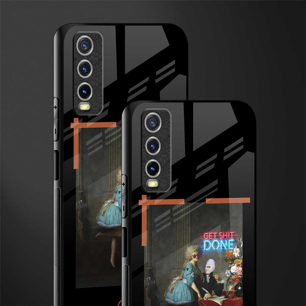 get shit done glass case for vivo y20 image-2