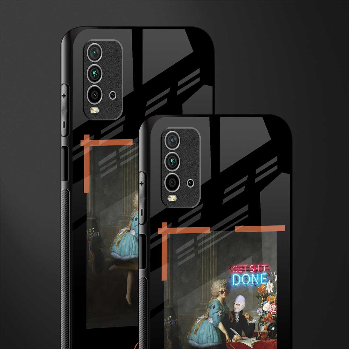 get shit done glass case for redmi 9 power image-2