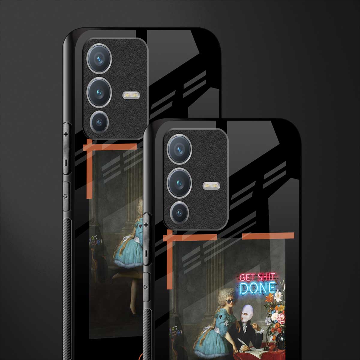get shit done glass case for vivo v23 pro 5g image-2