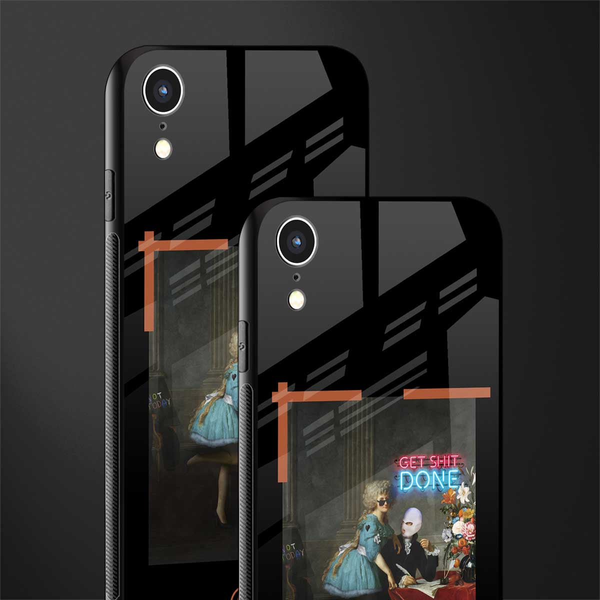 get shit done glass case for iphone xr image-2