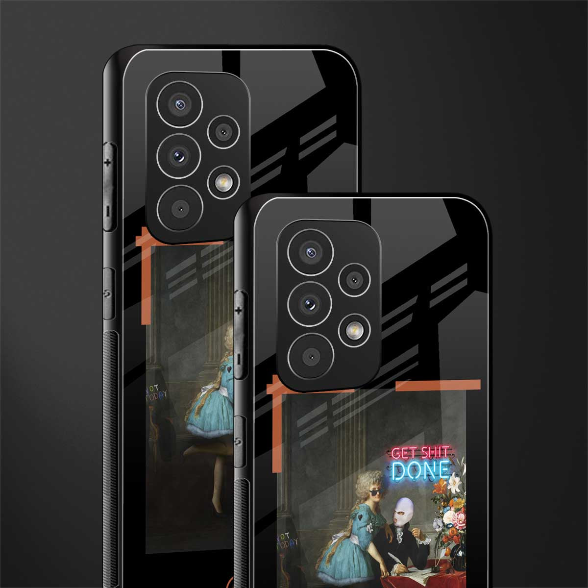 get shit done back phone cover | glass case for samsung galaxy a23