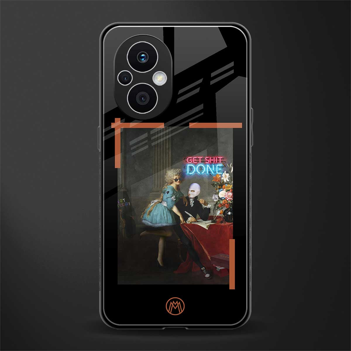 get shit done back phone cover | glass case for oppo f21 pro 5g