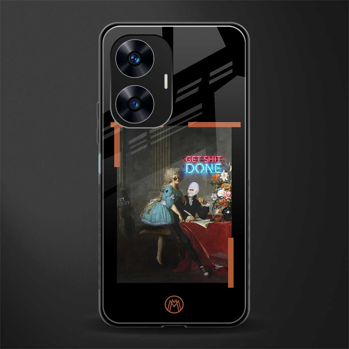 get shit done back phone cover | glass case for realme c55