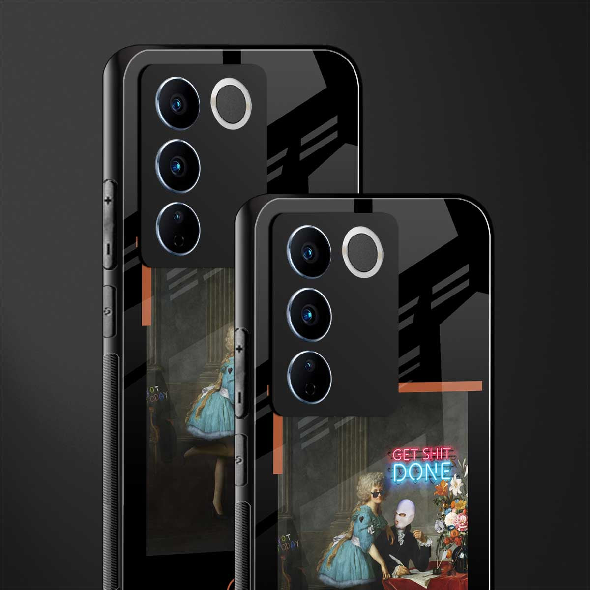 get shit done back phone cover | glass case for vivo v27 pro 5g