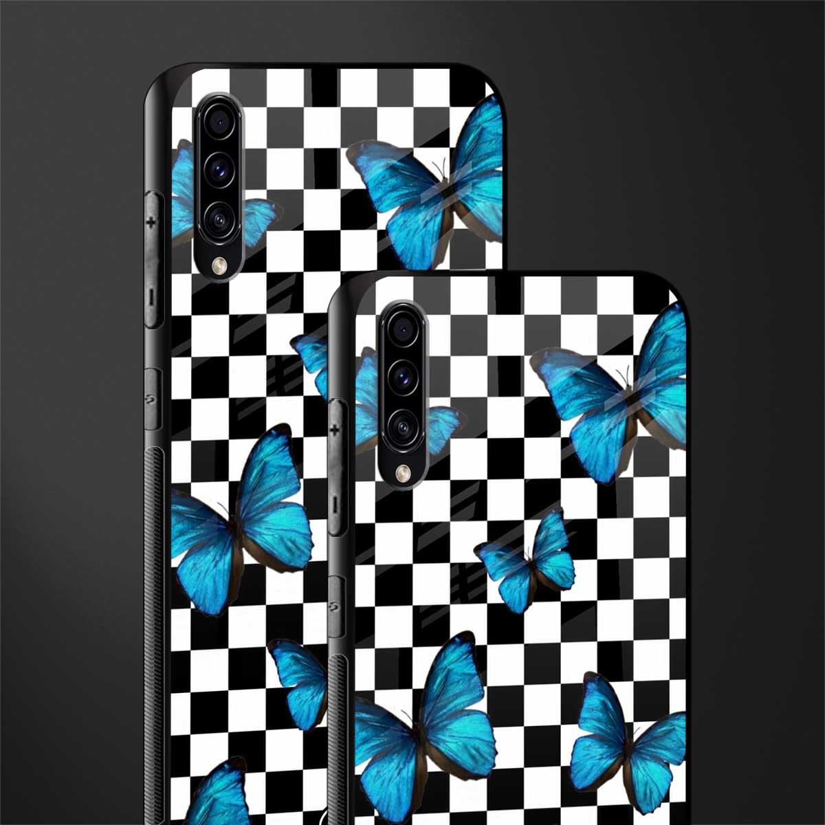 gimme butterflies glass case for samsung galaxy a70 image-2