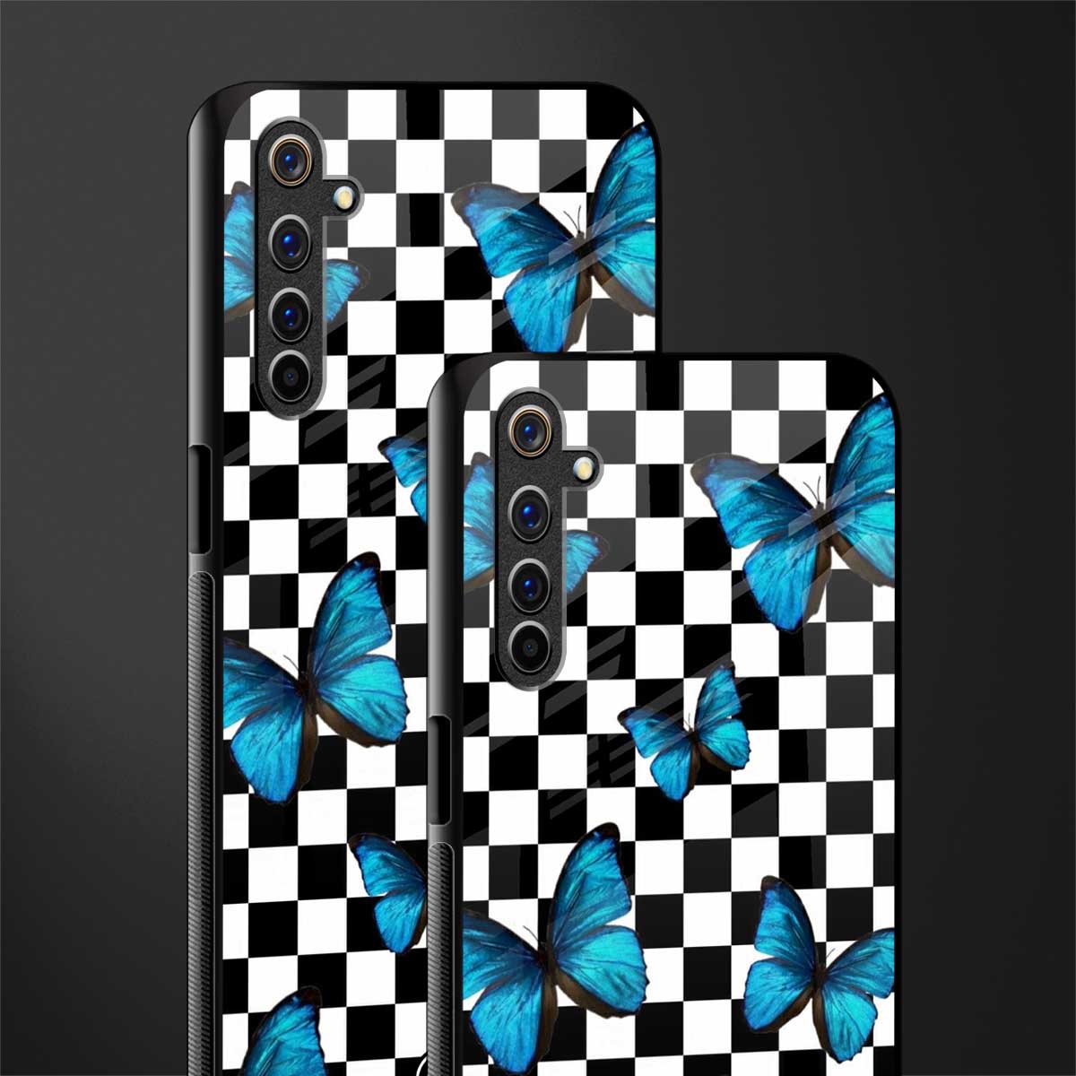 gimme butterflies glass case for realme 6i image-2