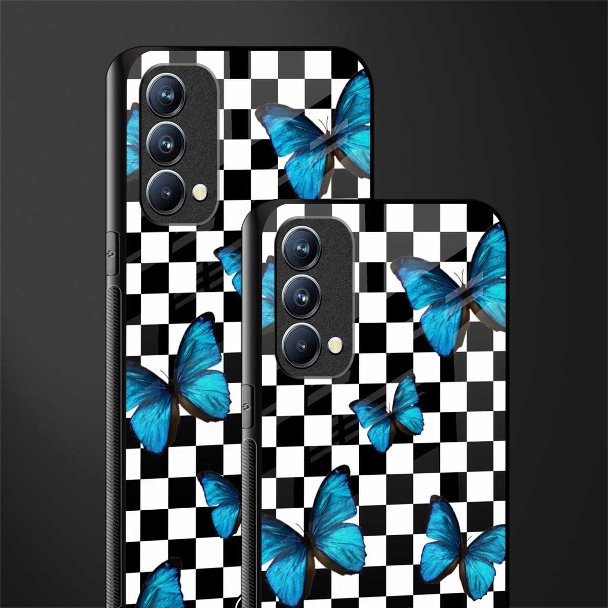 gimme butterflies glass case for oppo f19s image-2