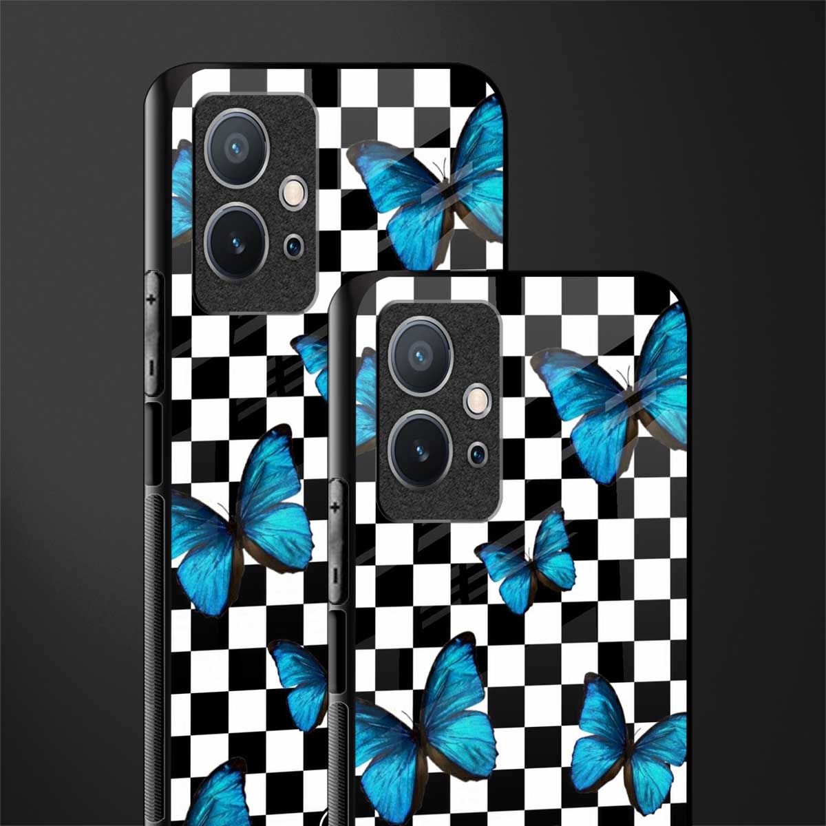 gimme butterflies glass case for vivo y75 5g image-2