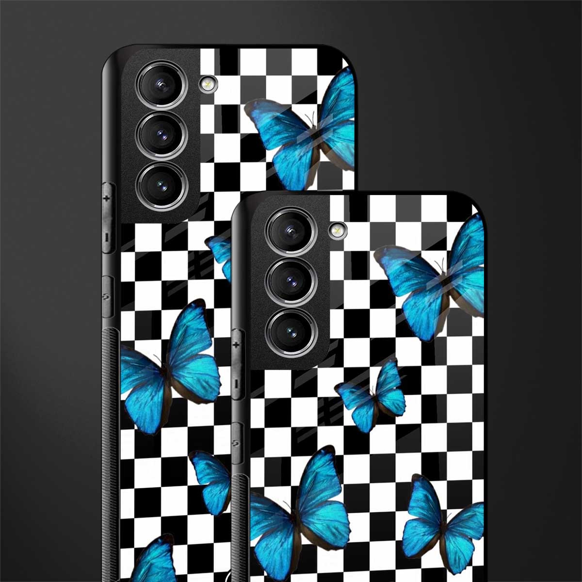 gimme butterflies glass case for samsung galaxy s21 image-2