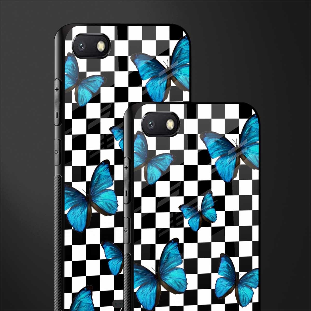 gimme butterflies glass case for redmi 6a image-2
