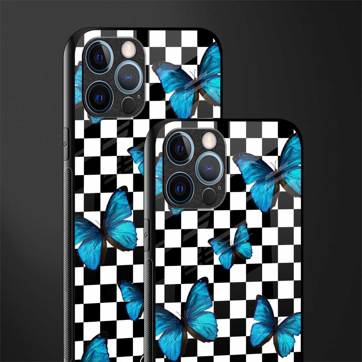 gimme butterflies glass case for iphone 12 pro max image-2