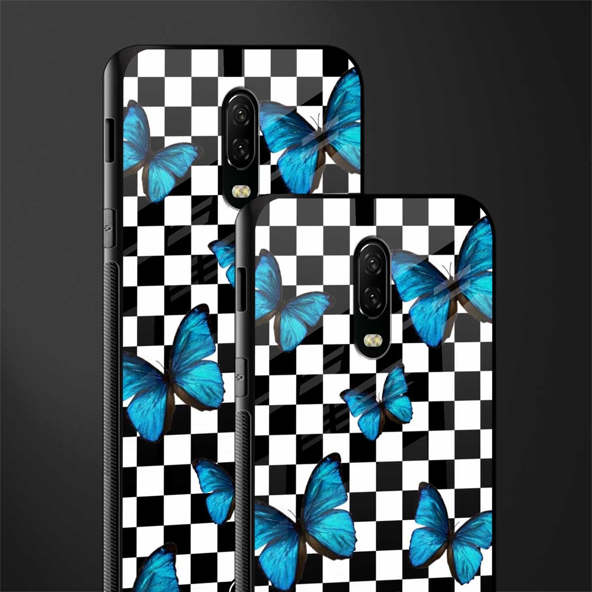 gimme butterflies glass case for oneplus 6t image-2