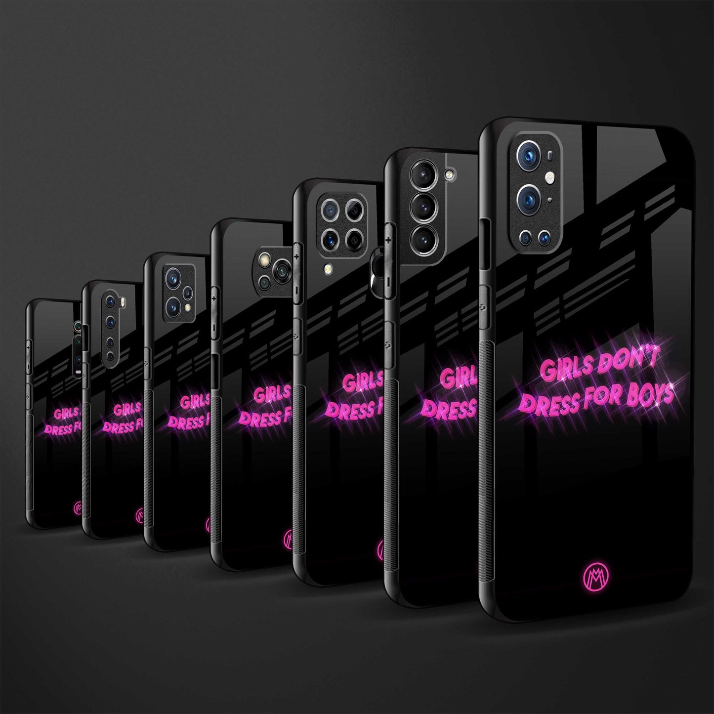 girls don't dress for boys glass case for oppo reno 3 pro image-3