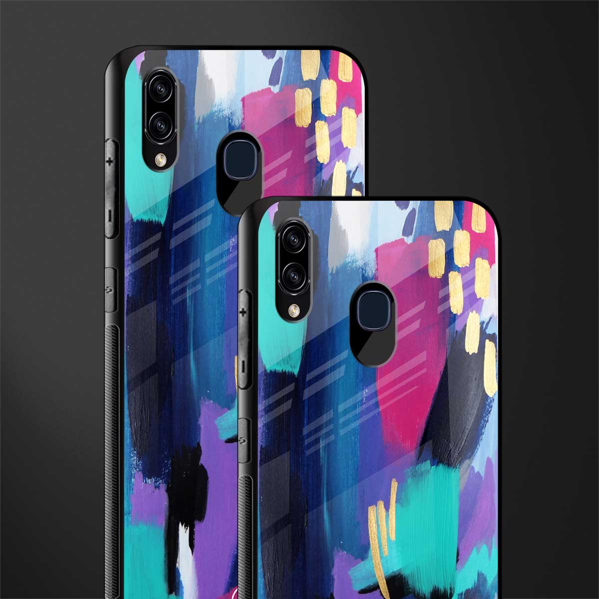 glitz glass case for samsung galaxy a20 image-2