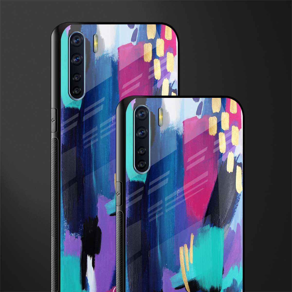 glitz glass case for oppo f15 image-2
