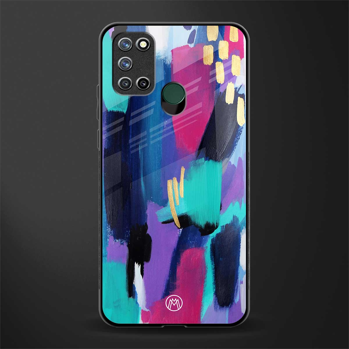 glitz glass case for realme 7i image