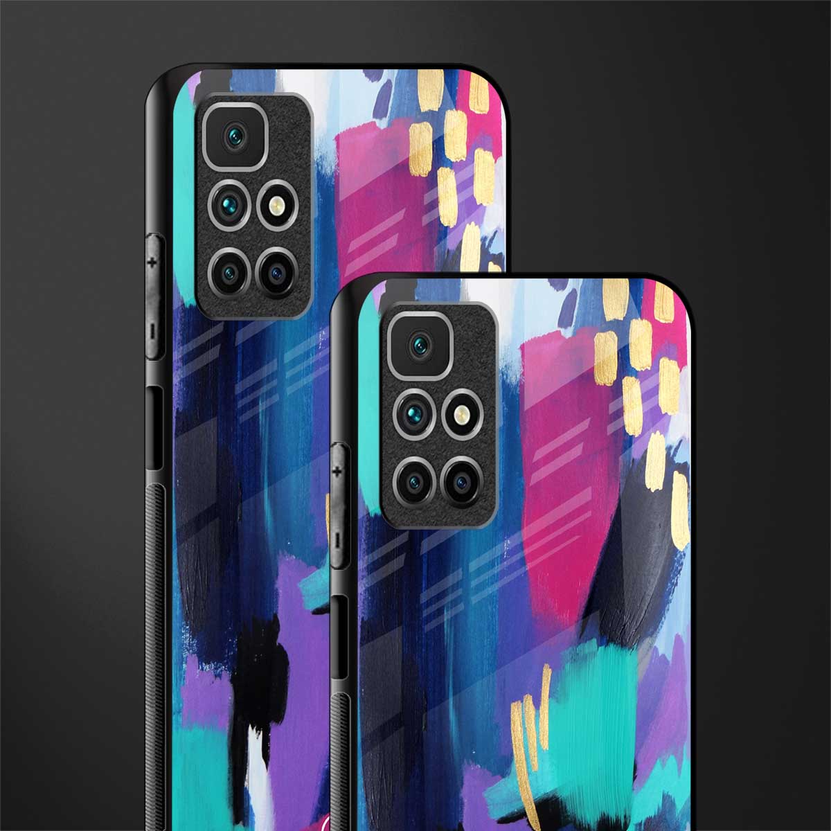 glitz glass case for redmi 10 prime image-2
