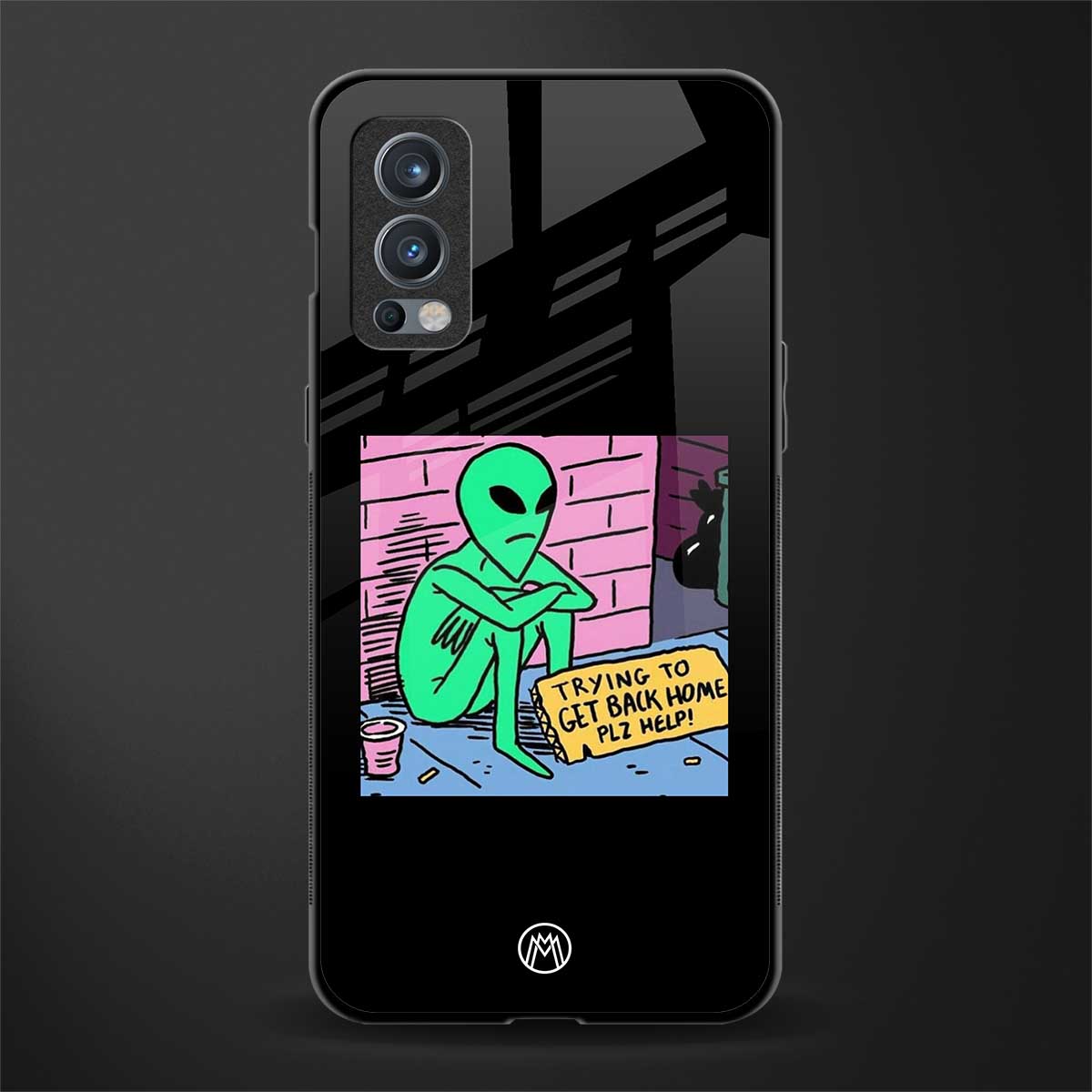 go home alien glass case for oneplus nord 2 5g image
