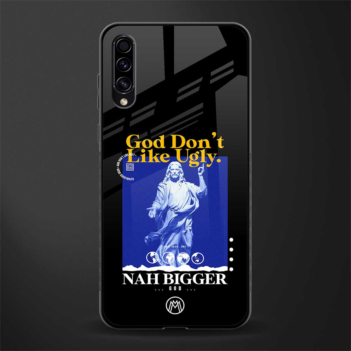 god don't like ugly exclusive glass case for samsung galaxy a70 image