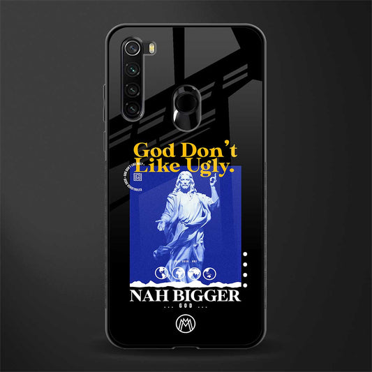 god don't like ugly exclusive glass case for redmi note 8 image