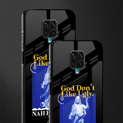 god don't like ugly exclusive glass case for redmi note 9 pro max image-2