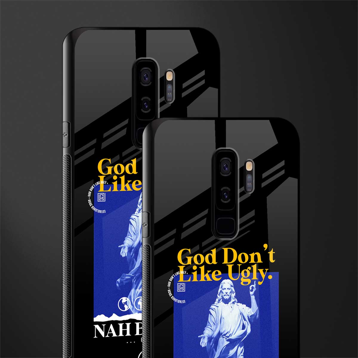 god don't like ugly exclusive glass case for samsung galaxy s9 plus image-2