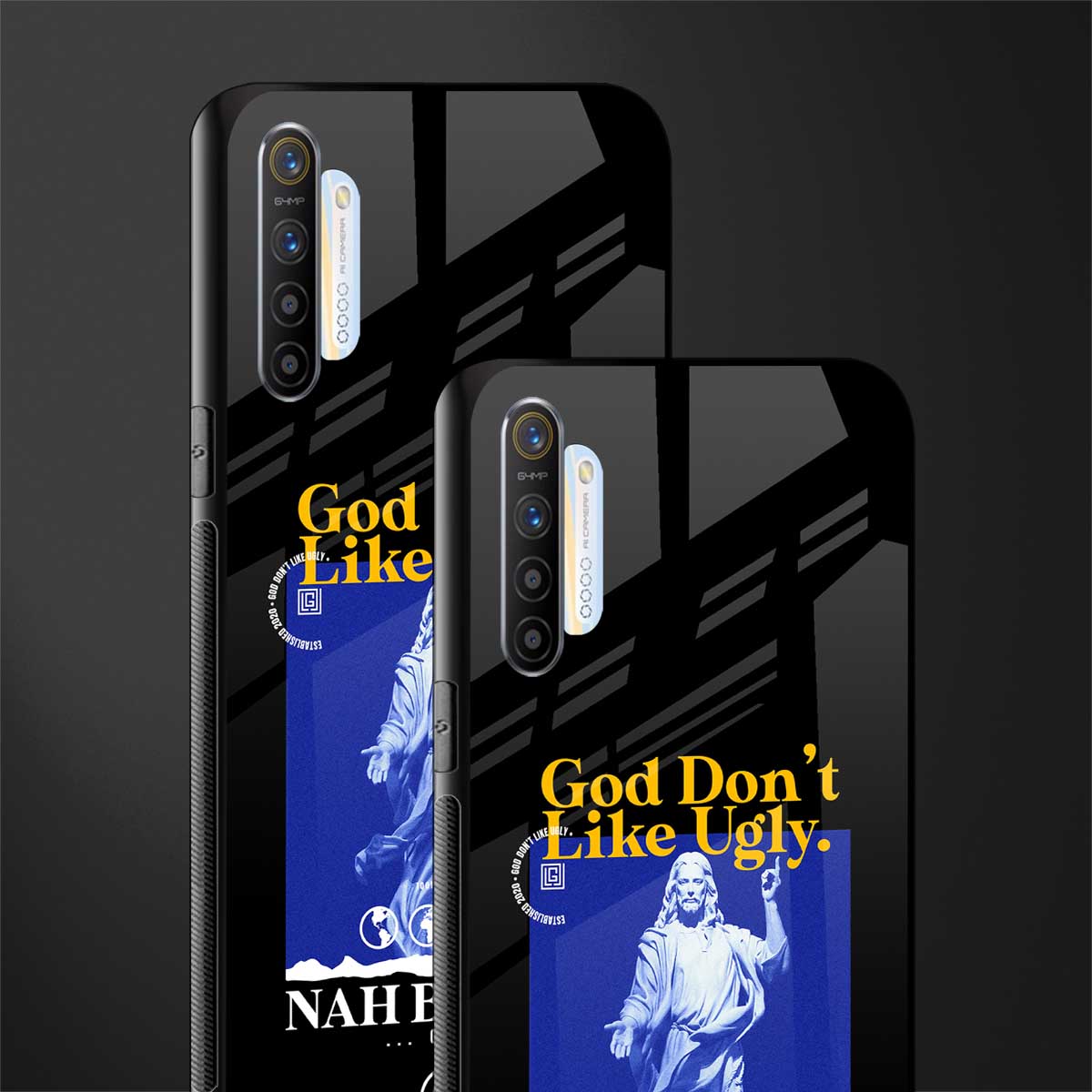 god don't like ugly exclusive glass case for realme x2 image-2