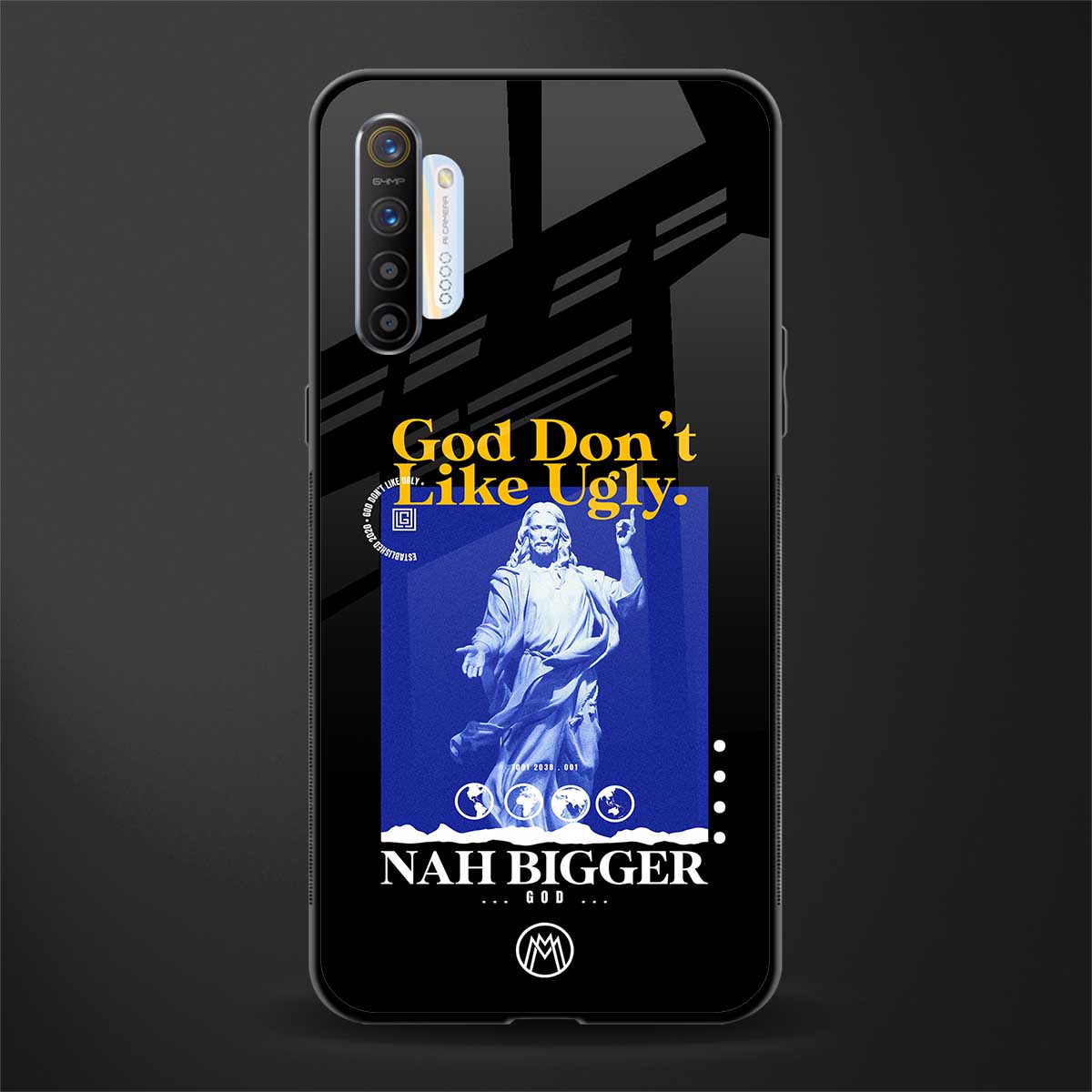 god don't like ugly exclusive glass case for realme x2 image