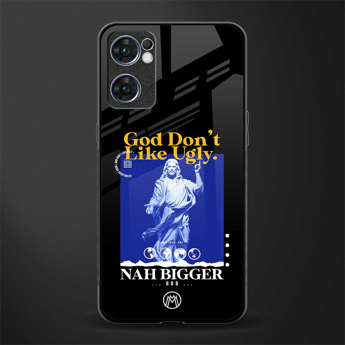 god don't like ugly exclusive glass case for oppo reno7 5g image