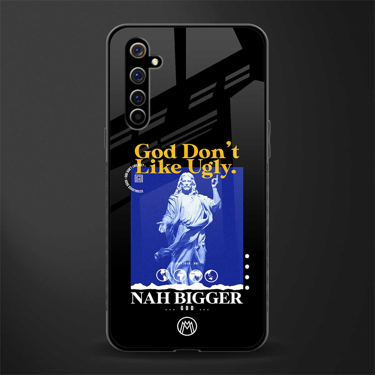 god don't like ugly exclusive glass case for realme x50 pro image