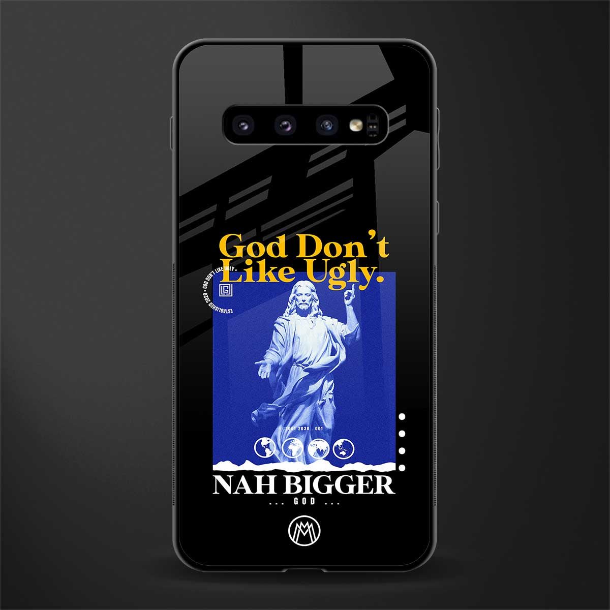 god don't like ugly exclusive glass case for samsung galaxy s10 plus image