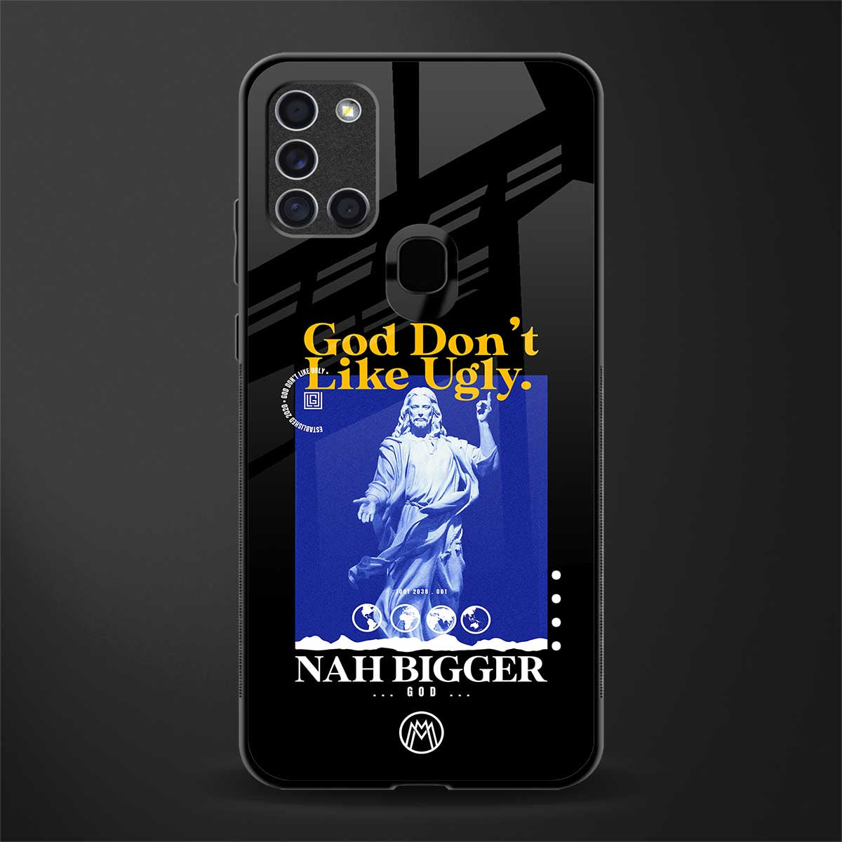 god don't like ugly exclusive glass case for samsung galaxy a21s image