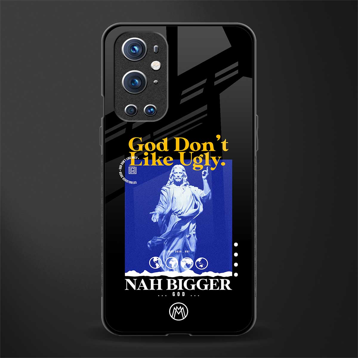 god don't like ugly exclusive glass case for oneplus 9 pro image